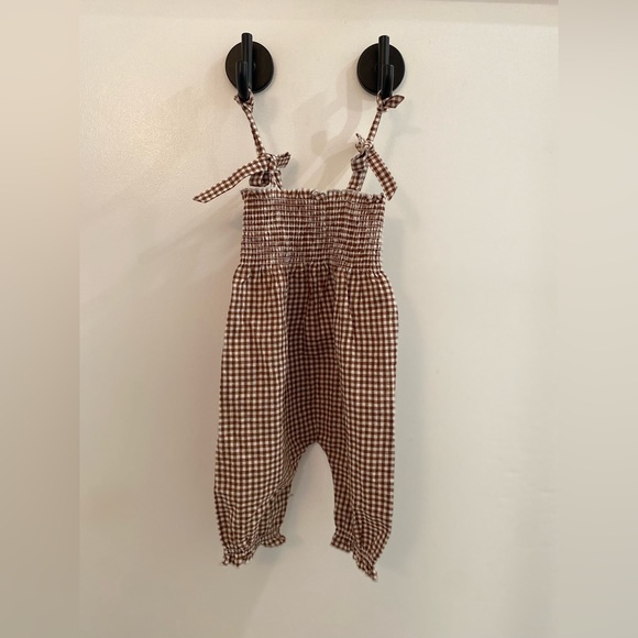 Rylee + Cru Sawyer Jumpsuit in Redwood Gingham - Picture 2 of 3